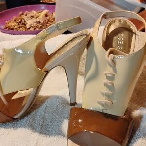 Stylish BOC Women's Tan and Brown Heels